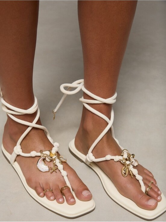 American Eagle Outfitters Shoes - NEW! American Eagle Strappy Charm Sandals